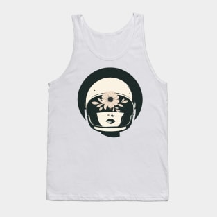 Woman astronaut surreal Tank Top